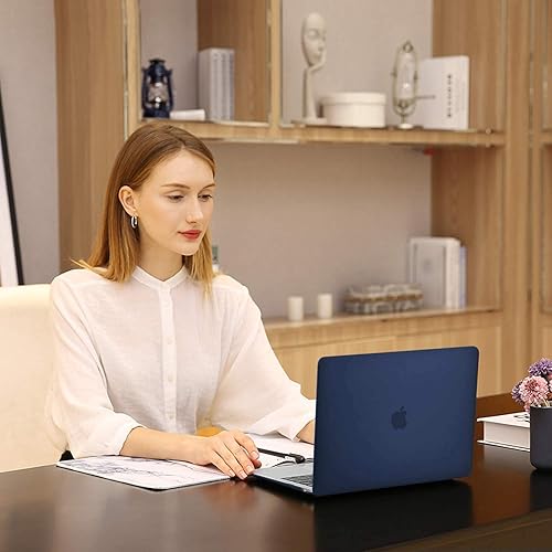 Vista 68 de MOSISO - Funda rígida y de plástico compatible con MacBook Air de 13 pulgadas versión 2022, 2021-2018, A2337 M1 A2179 A1932; con cubierta