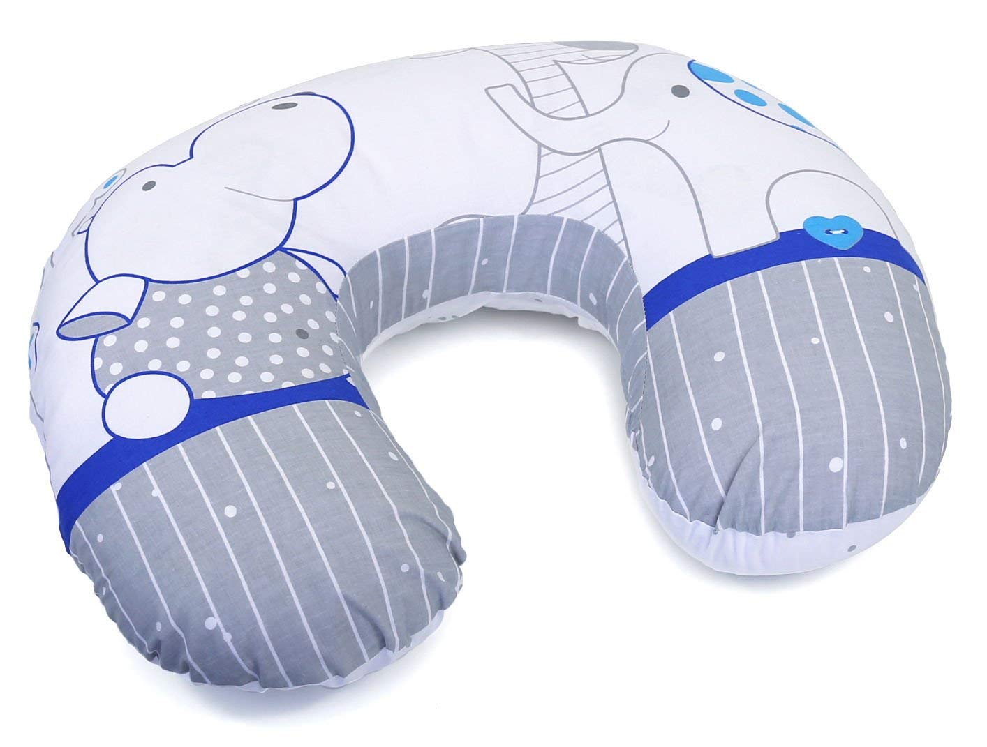 Babymam My Zoo Blue Cover For Feeding Pillow Matern​Ity Pregnancy Baby Breastfeeding - Only Cover (My Zoo Blue)