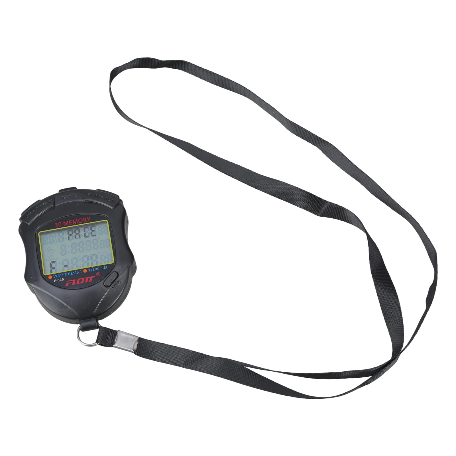 10/30 / 60/100 Lap Memory Stopwatches for Swimming Running Training Timer Stopwatches Digital Countdown Timer Professional Sports