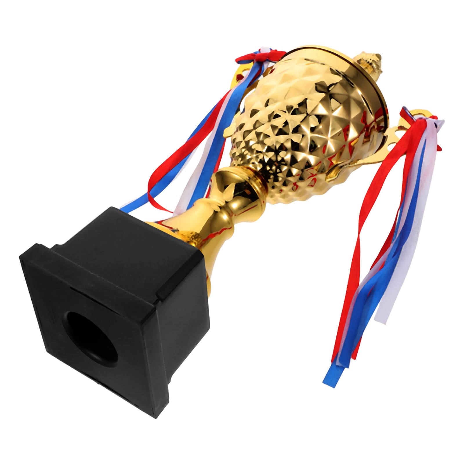 Alasum Großer Metallpokal Sporttrophäe mit Gravur für Fußball und Basketballmeisterschaften Goldfarbene Turnierauszeichnung für Teilnehmer und Siegerehrungen