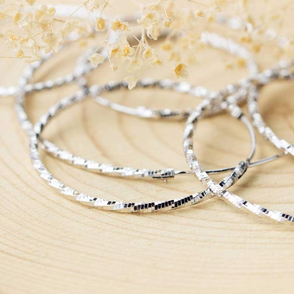 Pendientes ZUOZUIYQ para Mujer, S925, aro Grande, Moda Coreana, Elegantes, 4,5 cm, grifos para el hogar