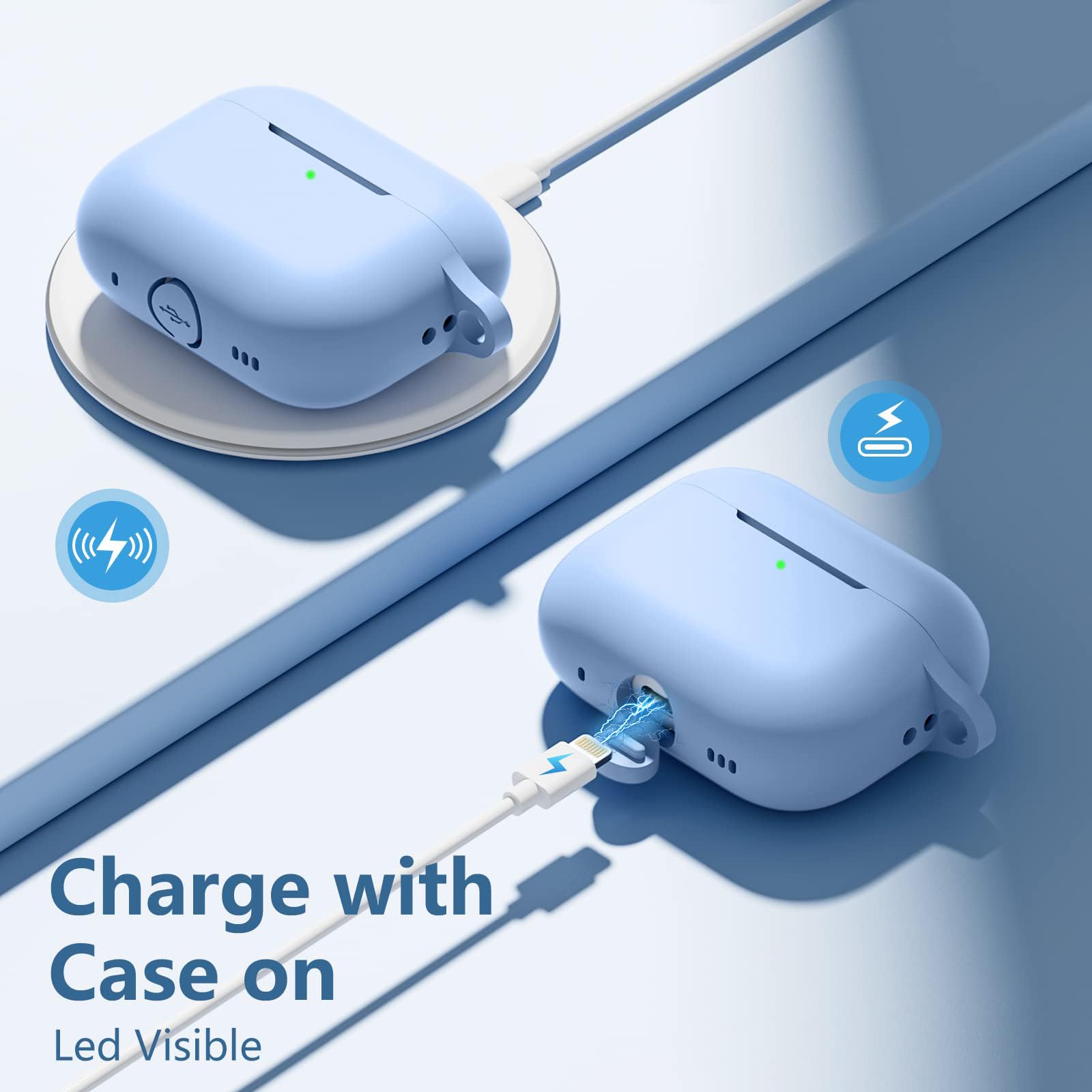 Custodia Protettiva Per AirPods Pro 1&deg; Generazione (Solo Custodia)