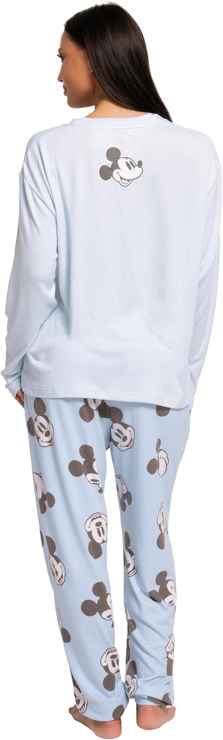 Disney Womens Mickey Mouse Pajamas | Women's Pajama Sets | Warm Cozy Pajamas | Sizes X-Small To X-Large - Image 5