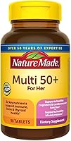 Vista 10 de Nature Made Multi para Ella 50+ Tabletas de Vitaminas/Minerales 90 ea (Paquete de 4)