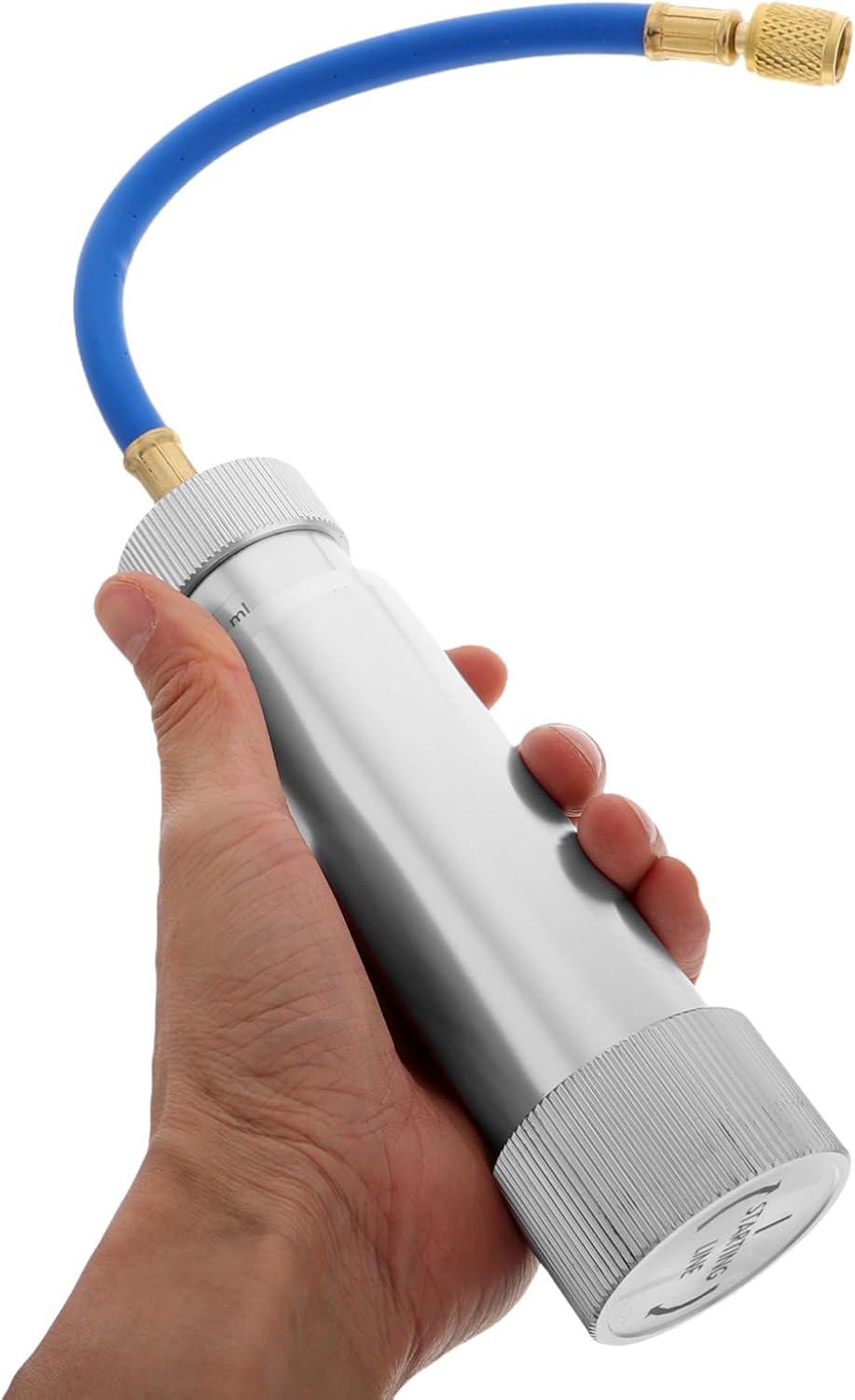 Cabilock Car Air Conditioning Injector Tool Recharge Hose Adapter Oil and Dye Injection for Enhanced Cooling Performance and System Efficiency