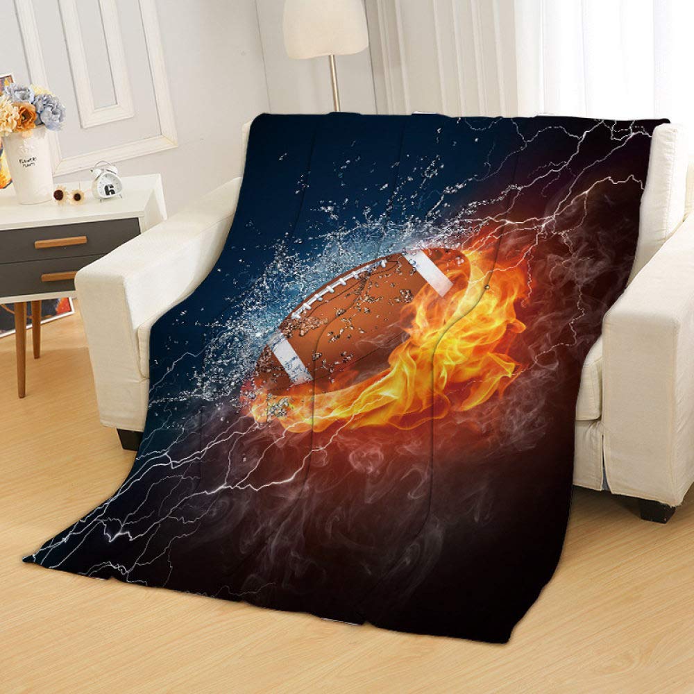 Couverture Sherpa Rugby idée cadeau originale pour adultes, amis et enfants