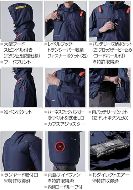 Burtle AIRCRAFT 空調服 Amazon | 【バートル】AC2056 BURTLE エアークラフト 空調ウェア