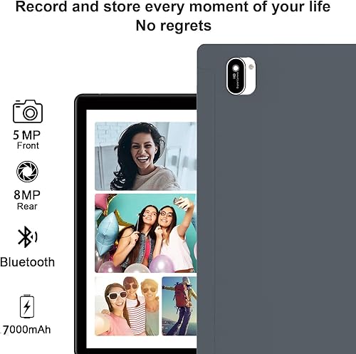 Miniatura 6 de AOYODKG Tablet 2 en 1, tableta Android 11 de 10.1 pulgadas con teclado, funda de ratón, 4 GB de RAM+64 GB de ROM (expansión de 256 GB), procesador