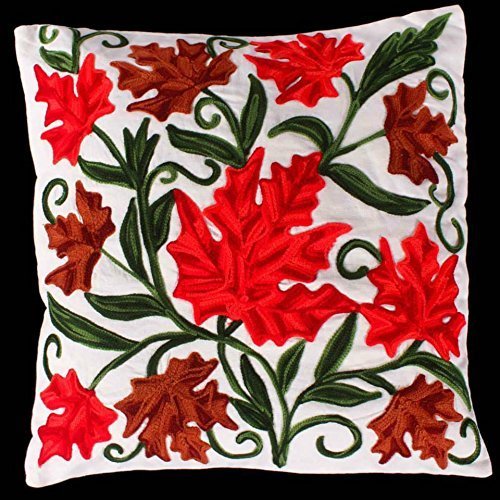 Set of two Embroidered cushion cover 16x16 inches **Free