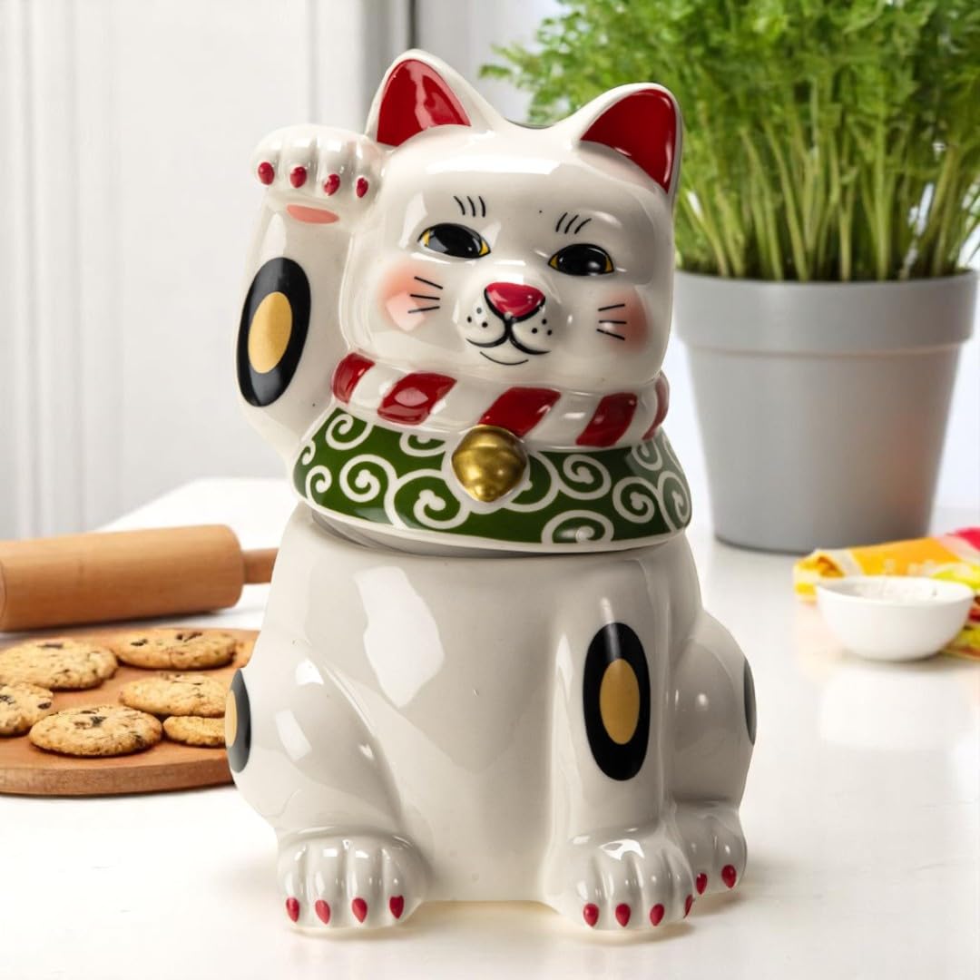 Amazon.com: Pacific Giftware Maneki Neko Japanese Lucky Cat Paw Up