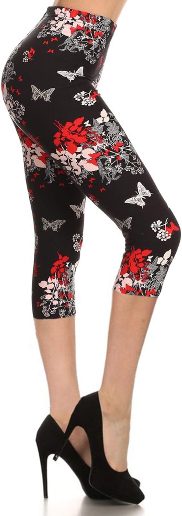 Leggings DepotHigh Waisted Checkered & Animal Print Leggings for Women - Regular, Plus, 1X3X, 3X5X