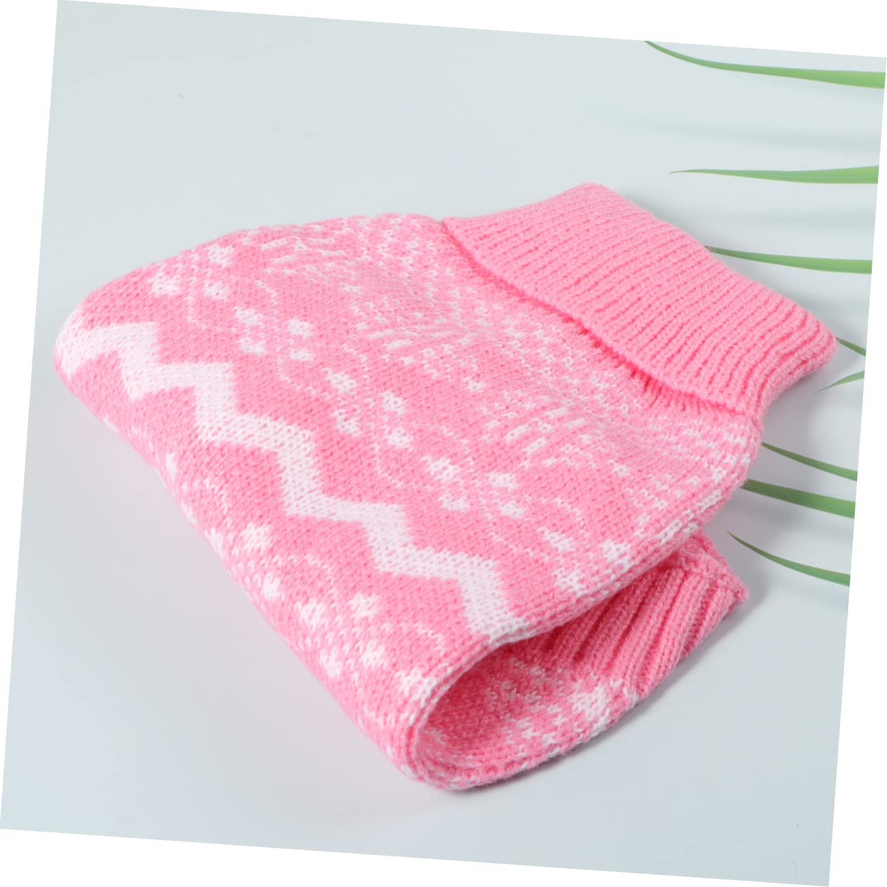 POPETPOP 3pezzi Maglione Natalizio per Cani Maglione Collo Costume per Animali Domestici Caldo e Morbido Abbigliamento Invernale per Cuccioli per Feste di Natale XXL