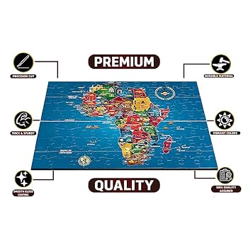 Amazon | アフリカジグソーパズル - アフリカの地図 - 黒人の
