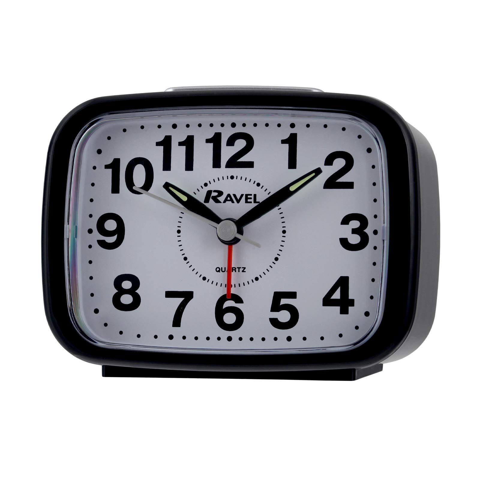 Ravel Black - Kingston Bold Bell Quartz Alarm Clock