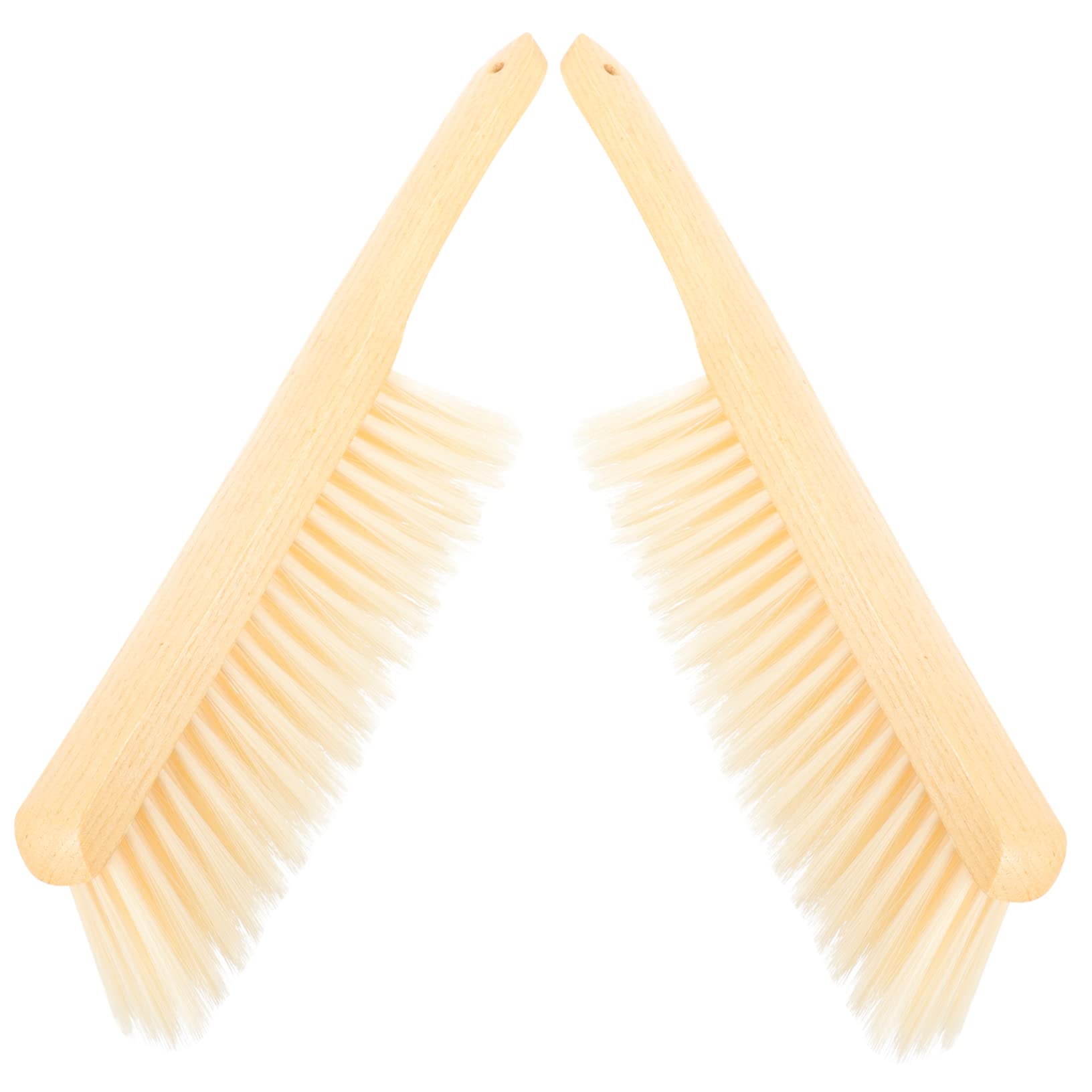 HAPINARY 2pcs Lampshade Cleaning Brush Soft Broom Drill Spa Small Dusting Beige Dustpan Water Car Carpet Brush Laundry Scrub Brush Hand Soft Bristle Cleaning Brush Household Brooms Wooden