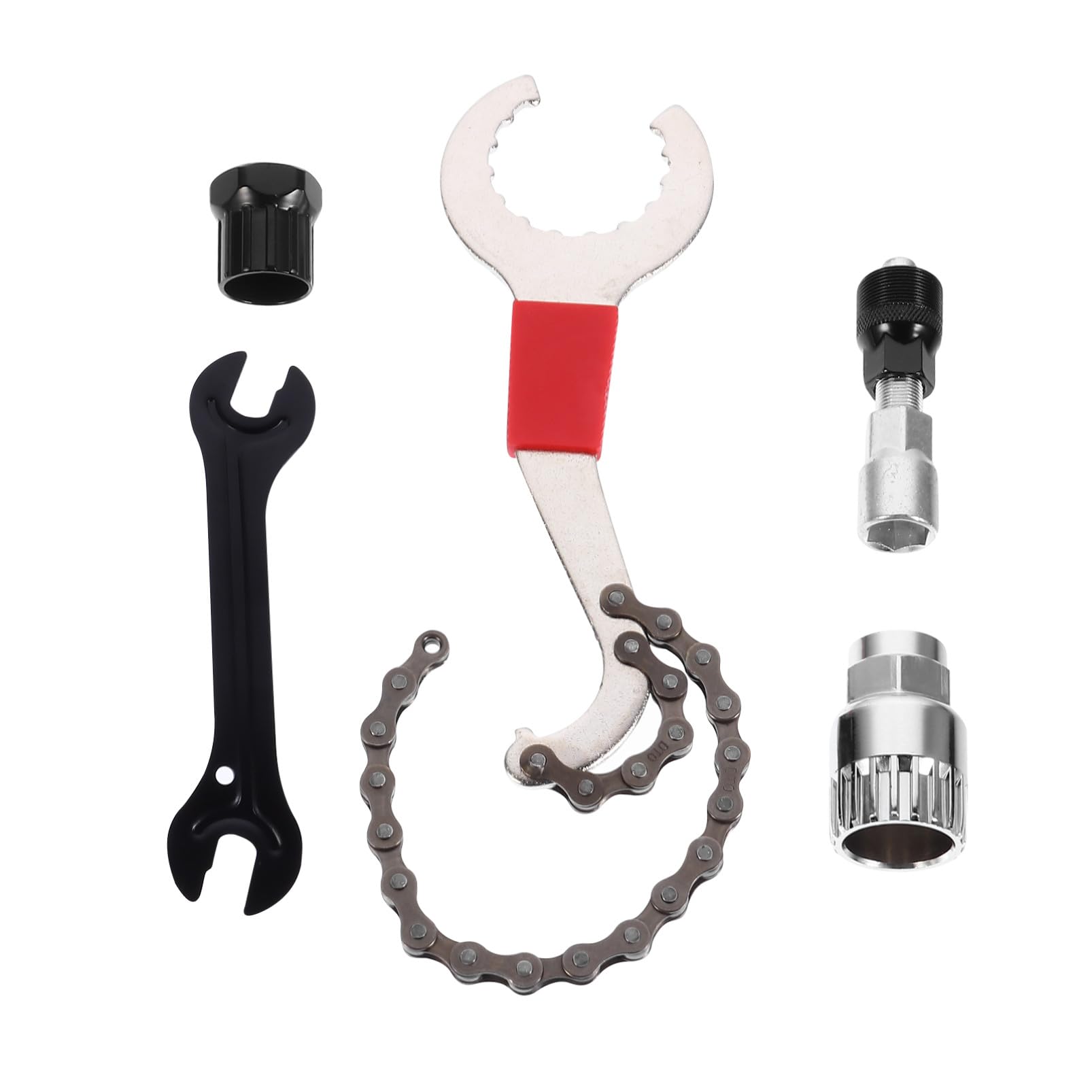Toddmomy Estrattore per Pedivella in Metallo Strumento di Estrazione per Movimento Centrale Scanalato Denti Dispositivo di Estrazione per Guarnitura per Biciclette da Strada e Mountain Bike