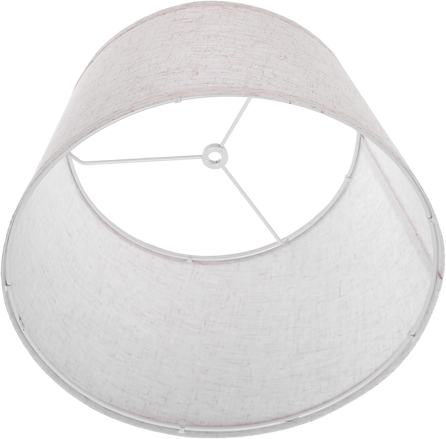 Wear-resistant Fabric Drum Lampshade for Table Lamps Vintage Lightweight Replacement Cover Easy to Install Decorative Shade for Home Hotel and Restaurant Lighting