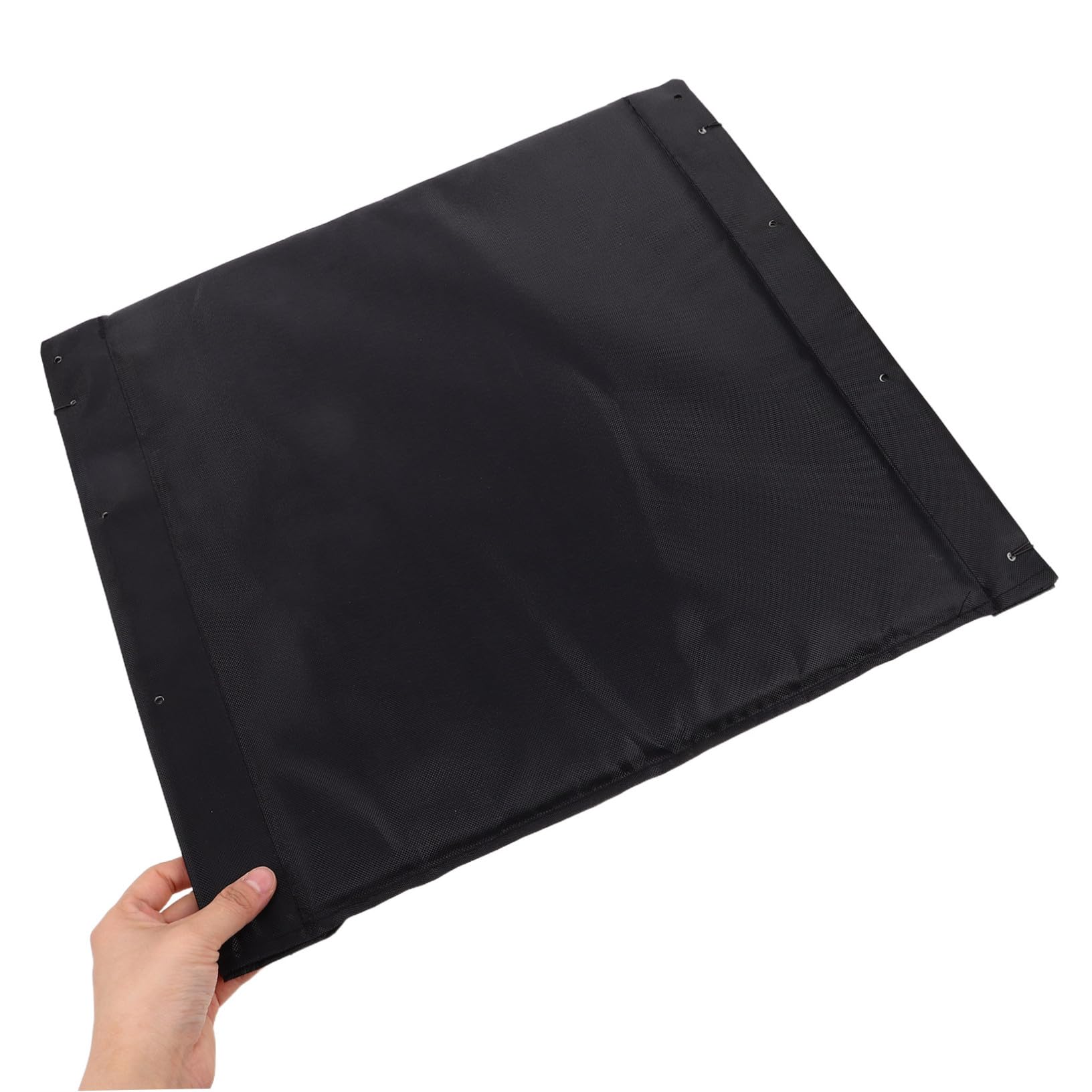 Anneome Cojín de Asiento Transpirable para Silla de Ruedas de Tela Oxford Negra Espuma de Alta Densidad, Fácil de Instalar Verano en Residencias para Personas Mayores