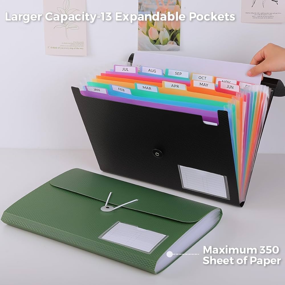 ファイル・バインダー・ケース to. Amazon.com : SKYDUE Expanding File Folder, Accordion File