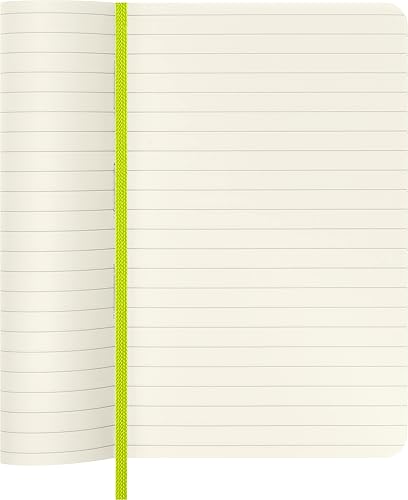 Miniatura 6 de Moleskine Classic Notebook, Soft Cover, Pocket (3.5" x 5.5") Ruled/Lined, Lemon Green, 192 Pages Verde Limón,Negro -,Azul (Hydrangea Blue),verde