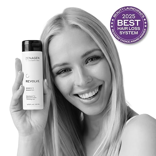 Miniatura 4 de ZENAGEN Revolve - Kit de trío para mujer  Champú + acondicionador + densificador para cabello fino y visiblemente adelgazante, apoya la fuerza y el