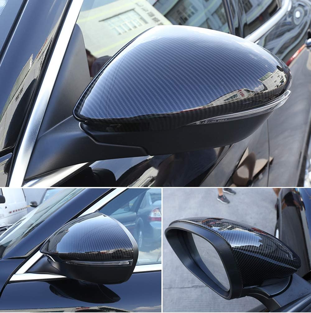 Carbon Fiber Mirror Cover fits for Alfa Romeo Stelvio 2017 2018 2019 Side Mirror Cap Covers Add On