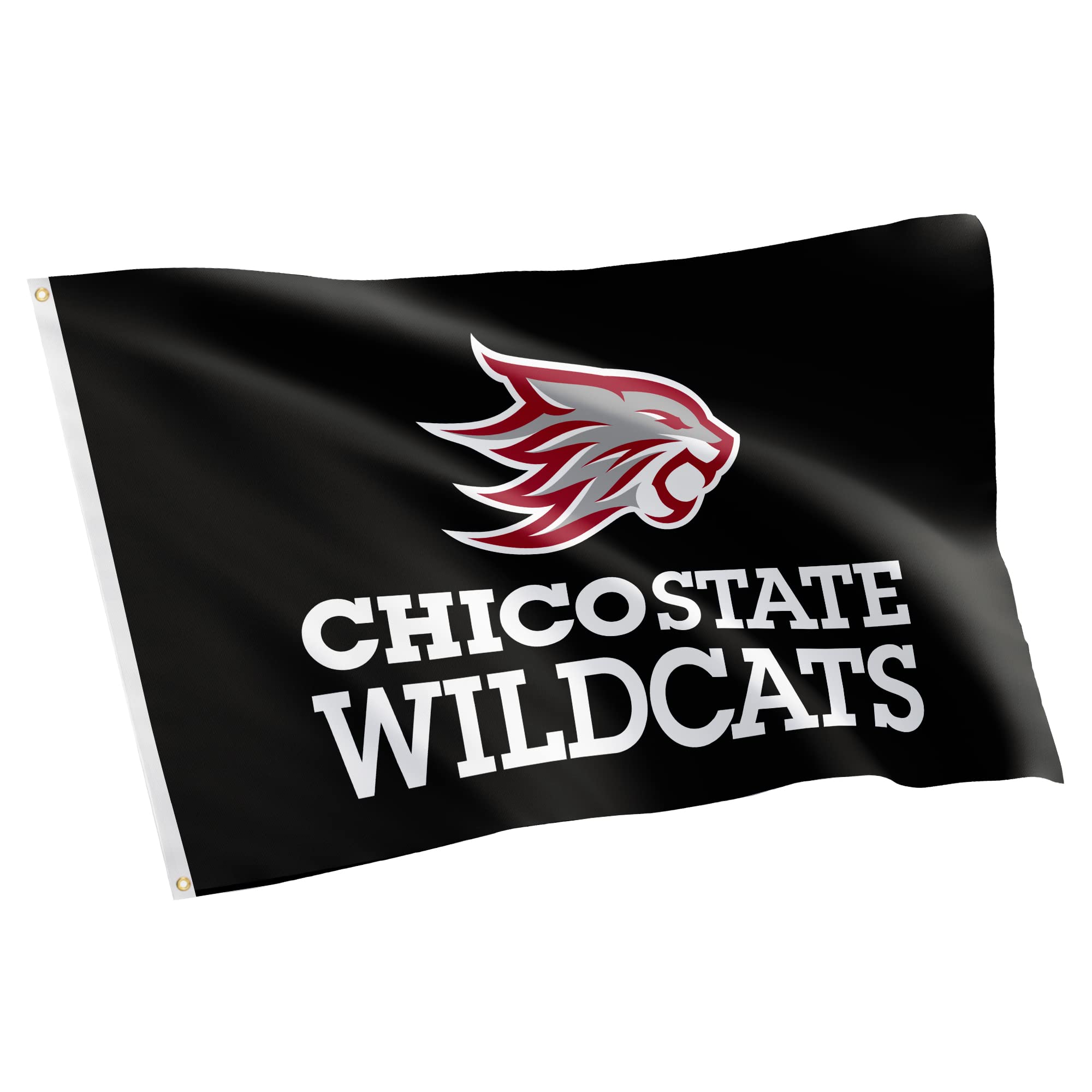 Desert Cactus Cal State Chico University California Flag Wildcats Banners 100% Polyester Indoor Outdoor 3x5 feet Flags (New Brand Style 2)