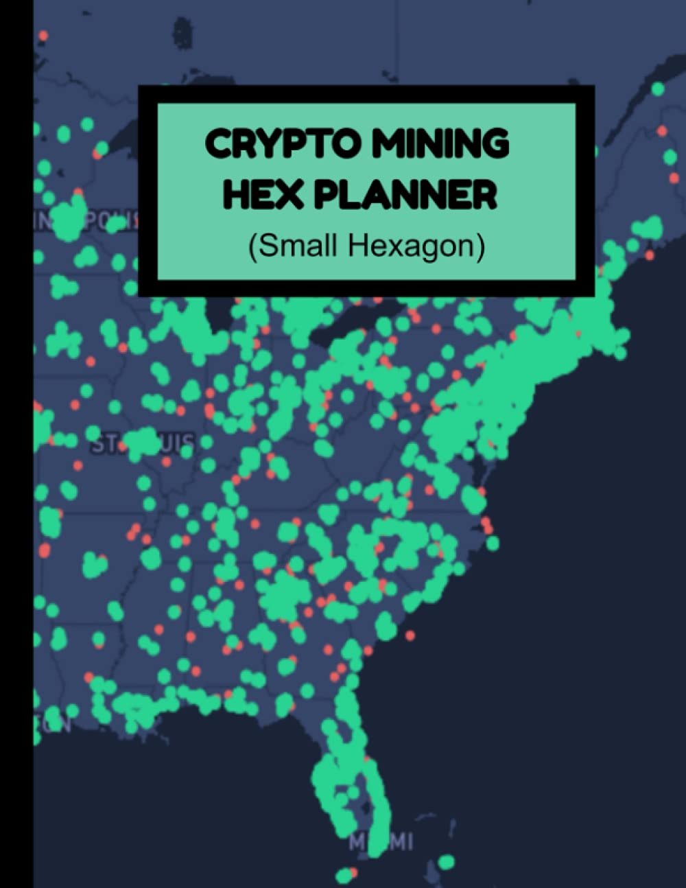 Crypto Mining Grid Planner Small Hexagon With A Helium Coverage |  Desertcart INDIA