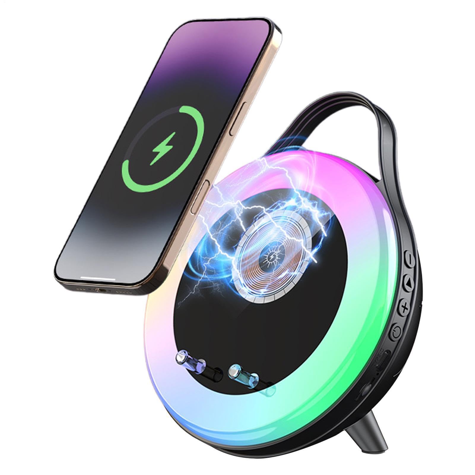 Altoparlante audio a induzione, ricarica rapida, sensore RGB per telefono