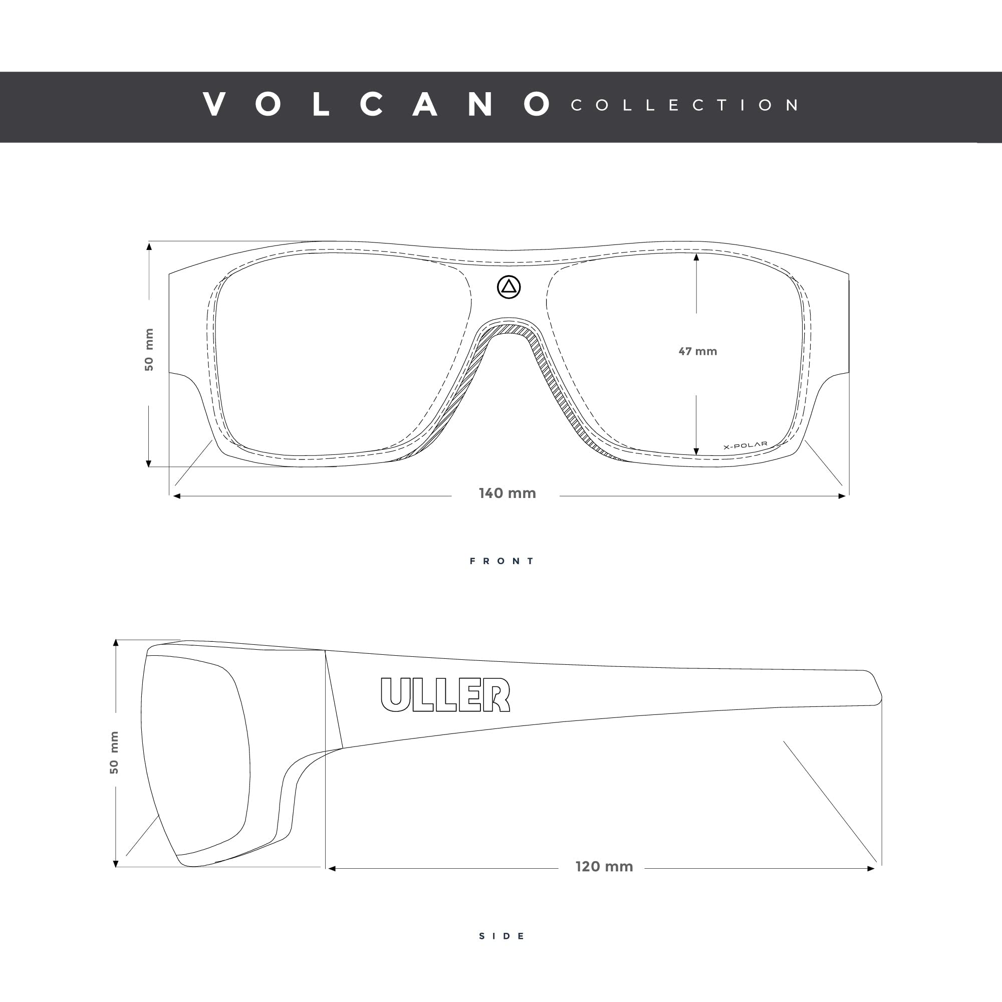 Uller Occhiali sportivi Volcano bianco/rosso