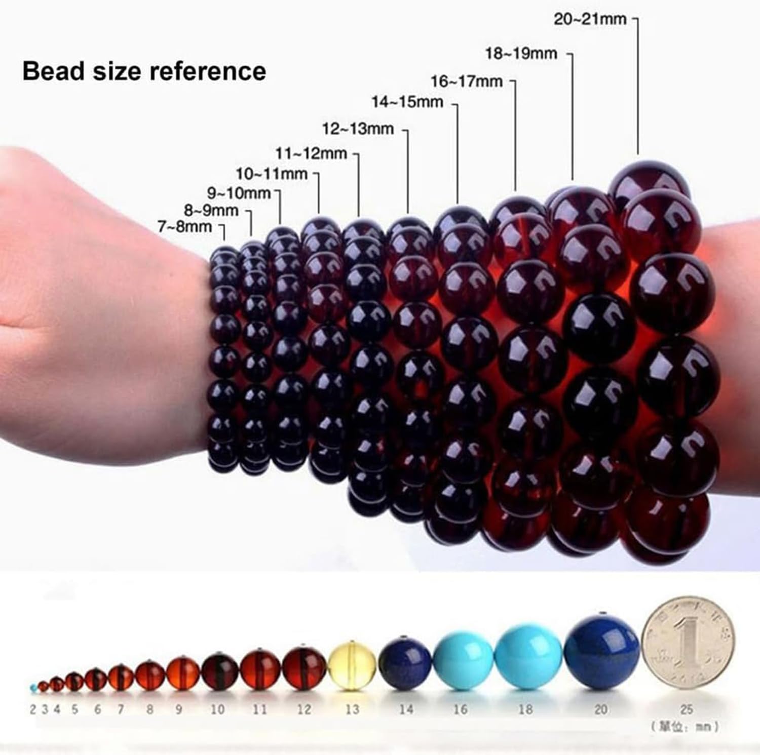 Braccialetti da donna colorati con perline di tormalina cristalli naturali | Braccialetti di cristallo energetico fatti a mano, regalo di gioielli da spiaggia estiva