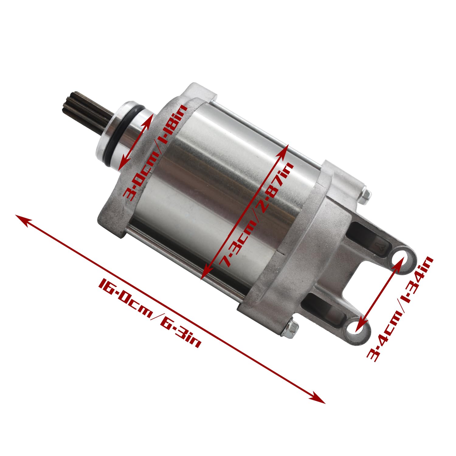 KARSEE Starter Motor 12418525346 Compatible with BMW S1000R S1000 R K47,S1000XR K49,S1000XR K69,S1000RR K46 12417718421 428000-6651