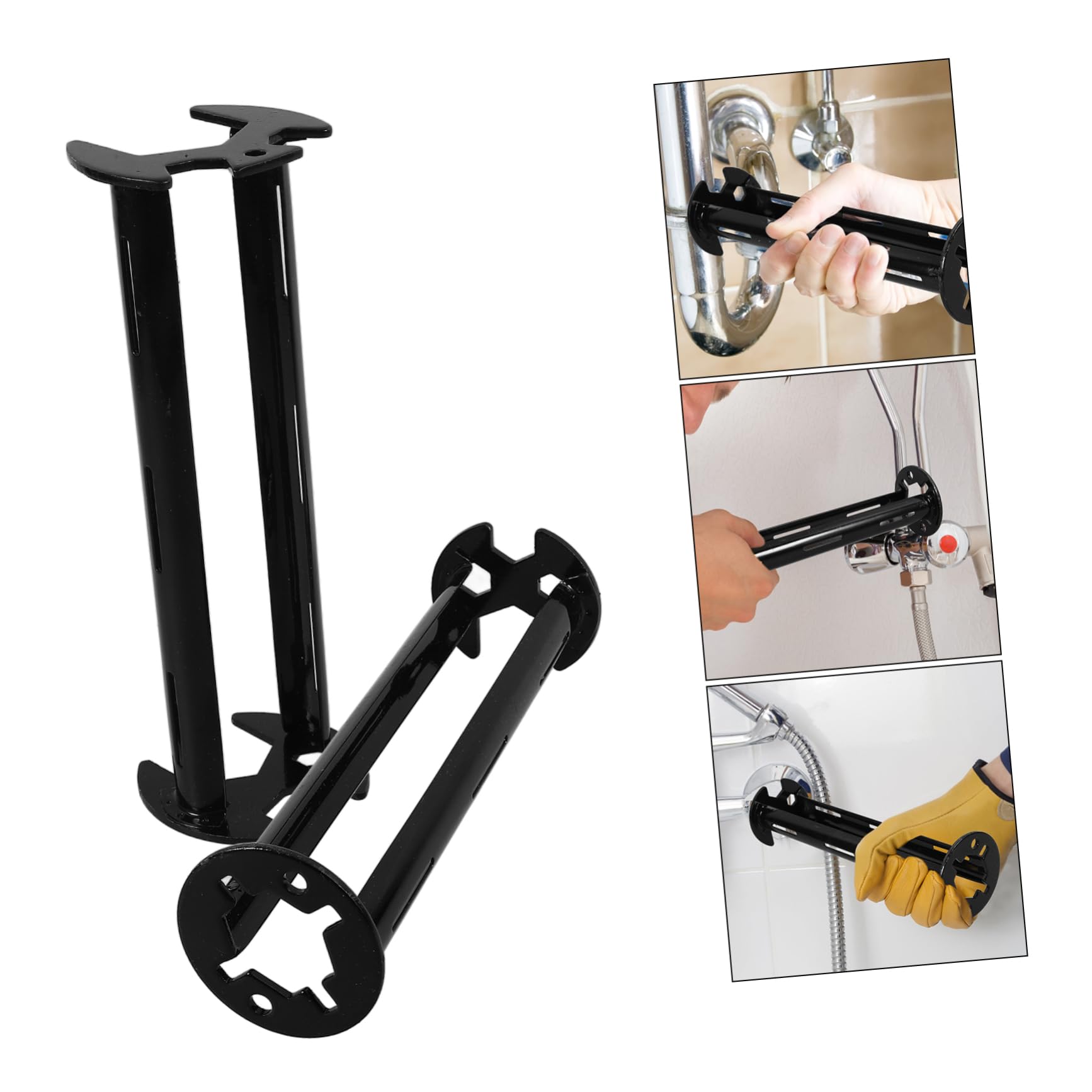 Artibetter 6piezas Llave De Lavabo Multifuncional De Acero Inoxidable Herramienta Para Fontanería Para Baño y Cocina