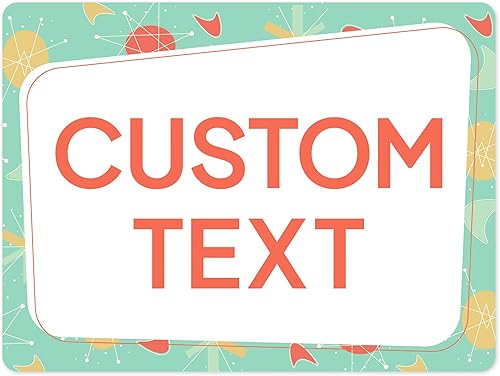 Miniatura 168 de Letrero Personalizado, Letrero de Calle Personalizado, 11 Colores de Fuente, 13 Estilos de Fuente, 4 Opciones de Agujeros, 22 Tamaños, 6x24 Madera