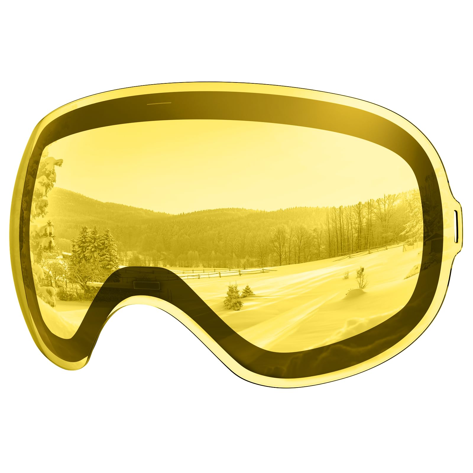 findway Gogle narciarskie OTG dla kobiet mężczyzn dorosłych młodzieżowe gogle śnieżne - wymienne soczewki, przeciwmgielne gogle snowboardowe