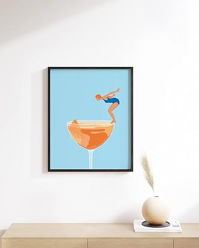 Vista 328 de HAUS AND HUES Evil Eye Decor - Navy Blue Wall Art, Evil Eye Wall Decor, Mykonos Artwork, Evil Eyes Print, Big Eyes Painting Print, Evil Eye Poster