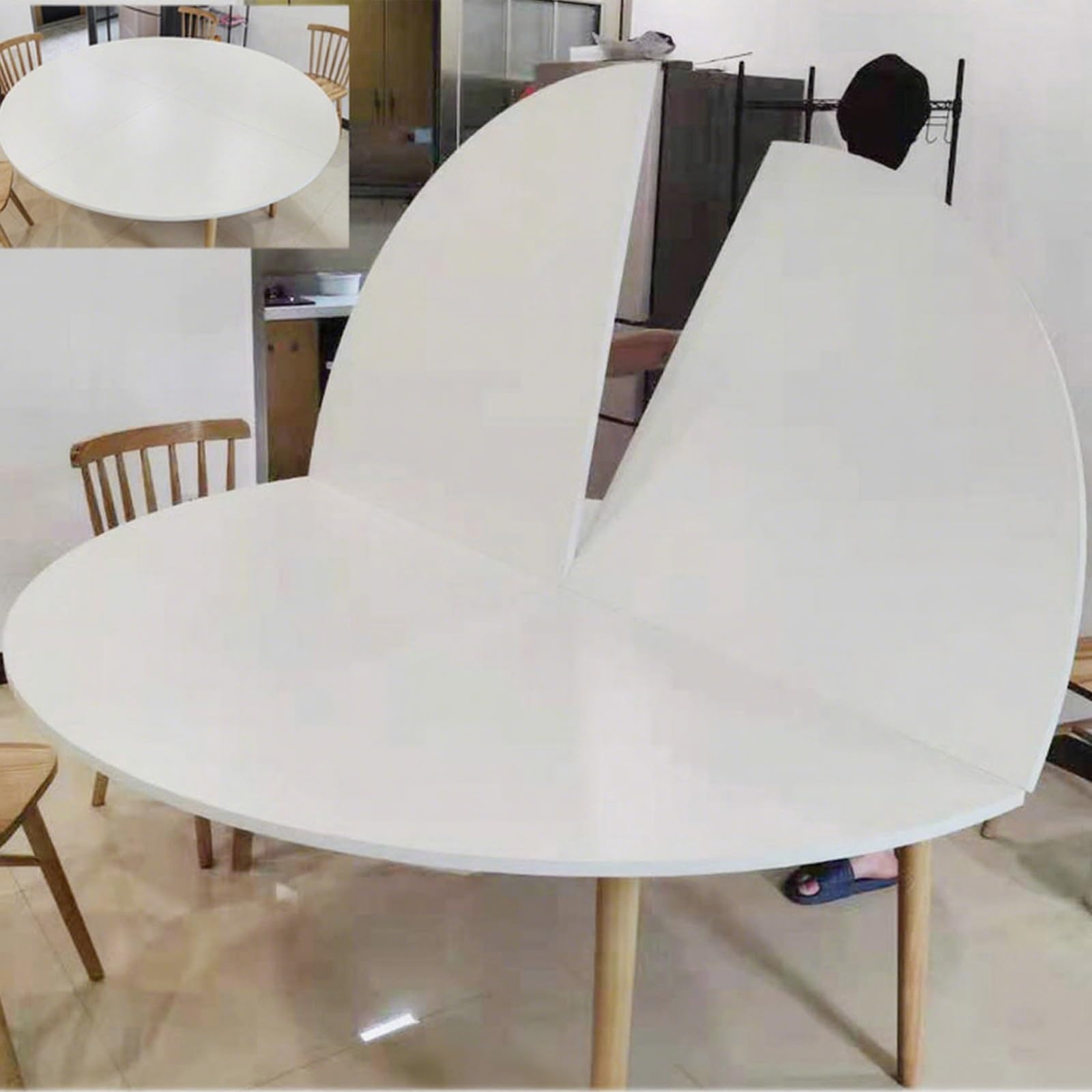 Table pliante d'extérieur blanche 159,8 cm pour les événements