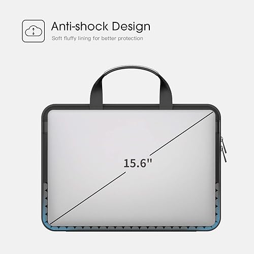 Miniatura 10 de Smatree Funda de transporte para laptop compatible con MacBook Pro de 16 pulgadas 2021 más nuevaMacBook Pro de 15.4-16 pulgadas, Acer Aspire 5Acer