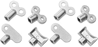 OSALADI 8pcs Radiator Exhaust Valve Heater Vent Heater Bleed Keys Air Valves Key Radiator Bleeding Valve Radiator Bleed Hole Key Plumbing Key Radiator Valves Keys Zinc Alloy Pipeline Tool