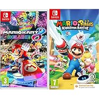 Mario Kart 8 Deluxe (Nintendo Switch) + Mario + Rabbids Kingdom Battle