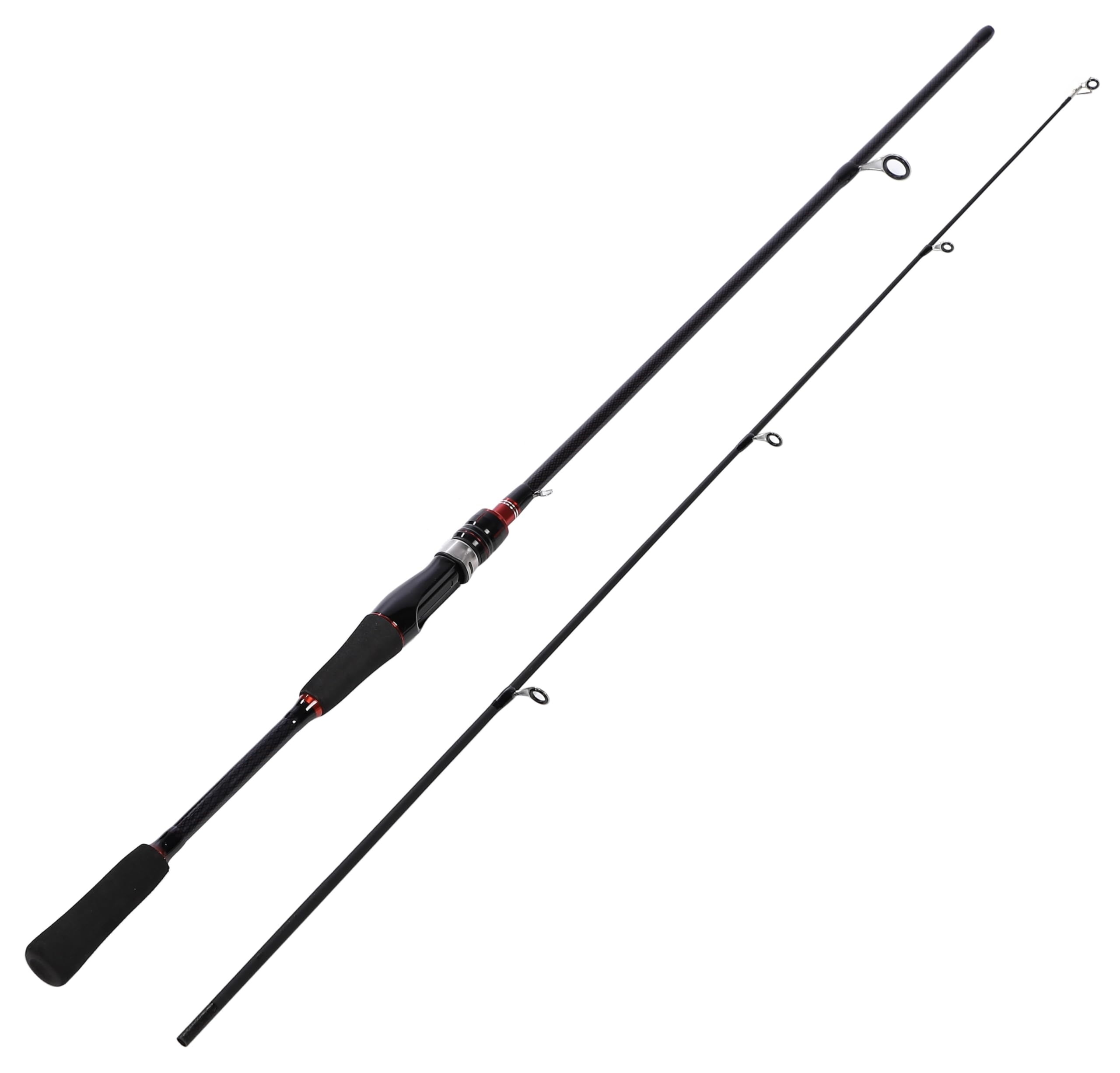 マルチピースシーバスロッド2本 Amazon | VILTAGE/スピニング用 ルアーロッド / 約180cm 約6ft / 2