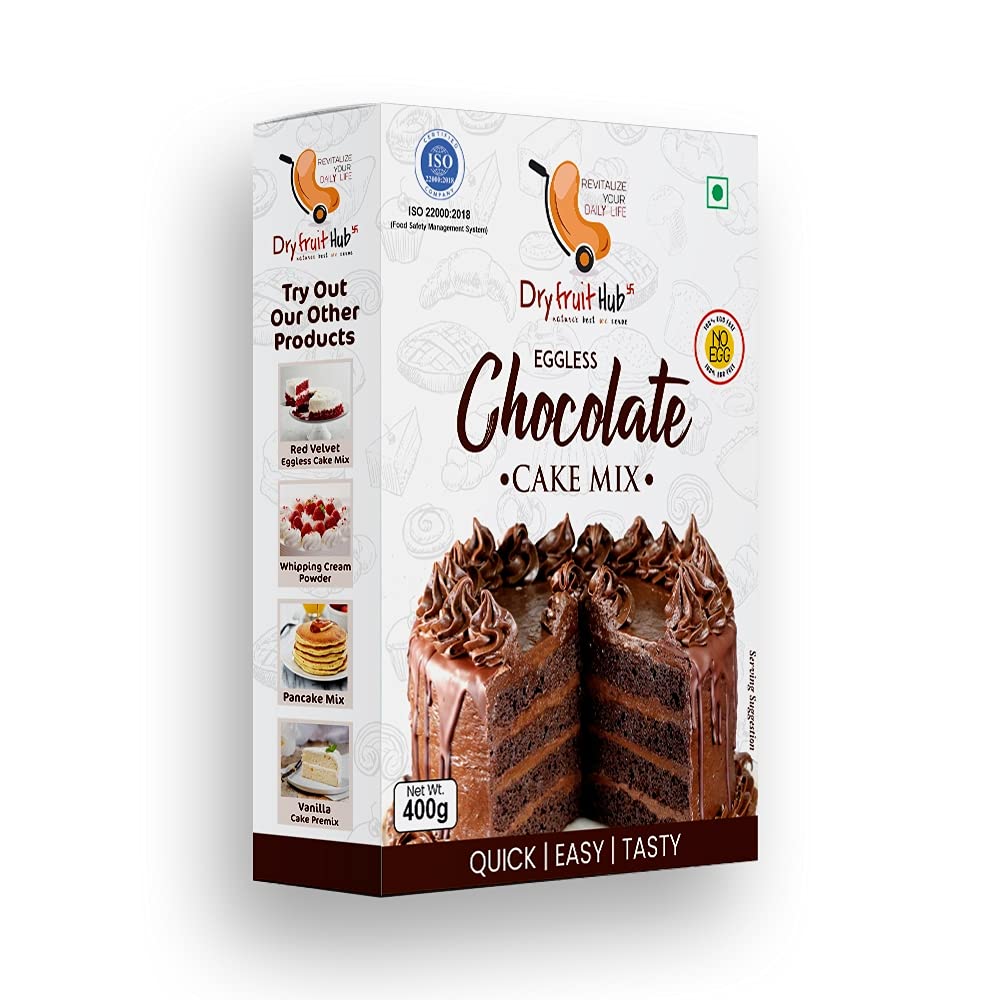 Dry Fruit Hub Chocolate Cake Premix Eggless 400gms Cake Mix, Cake Premix Powder (B097GKPXJ9) Amazon Price History, Amazon Price Tracker