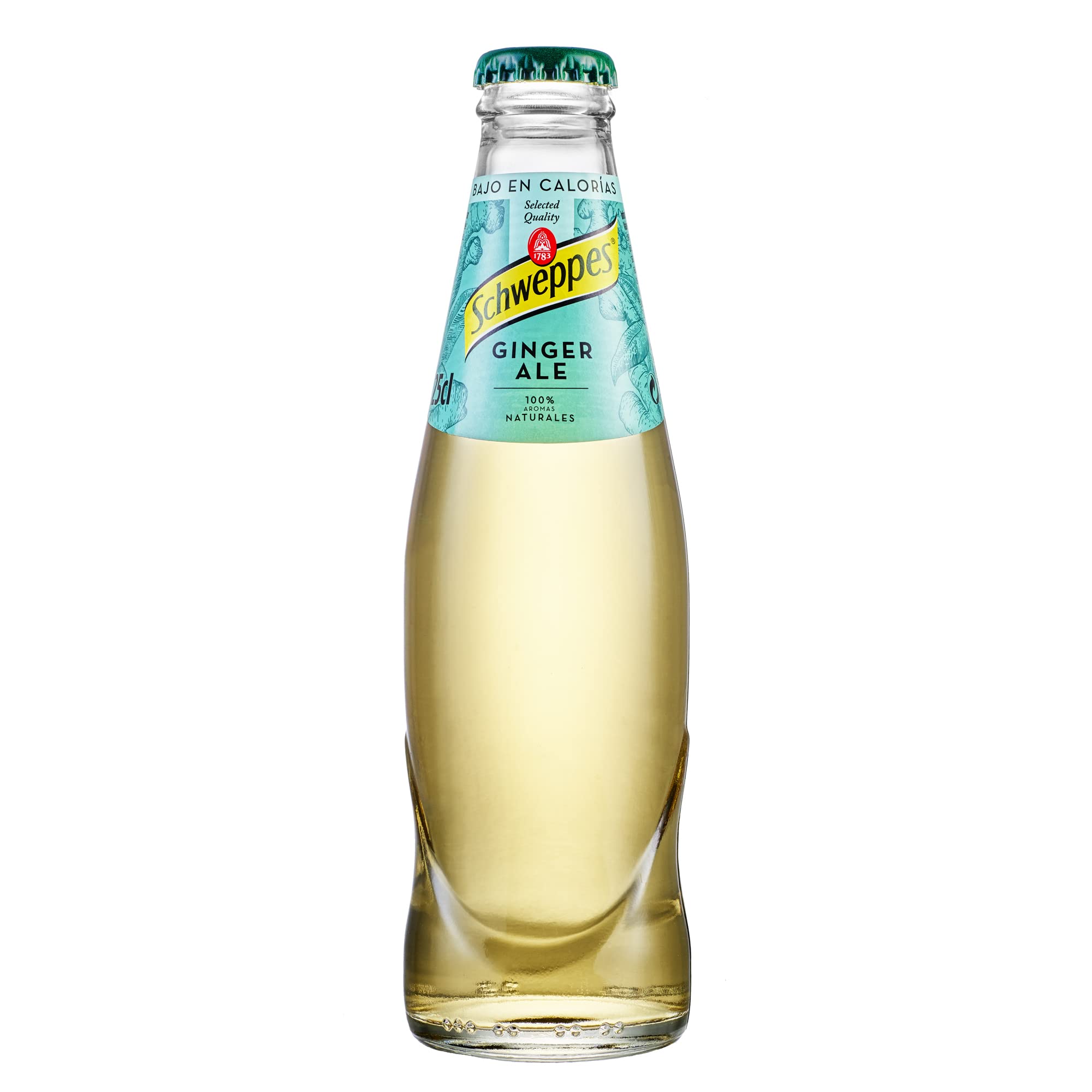 Schweppes Ginger Ale Bebida Refrescante Vidrio Pack 6x25cl