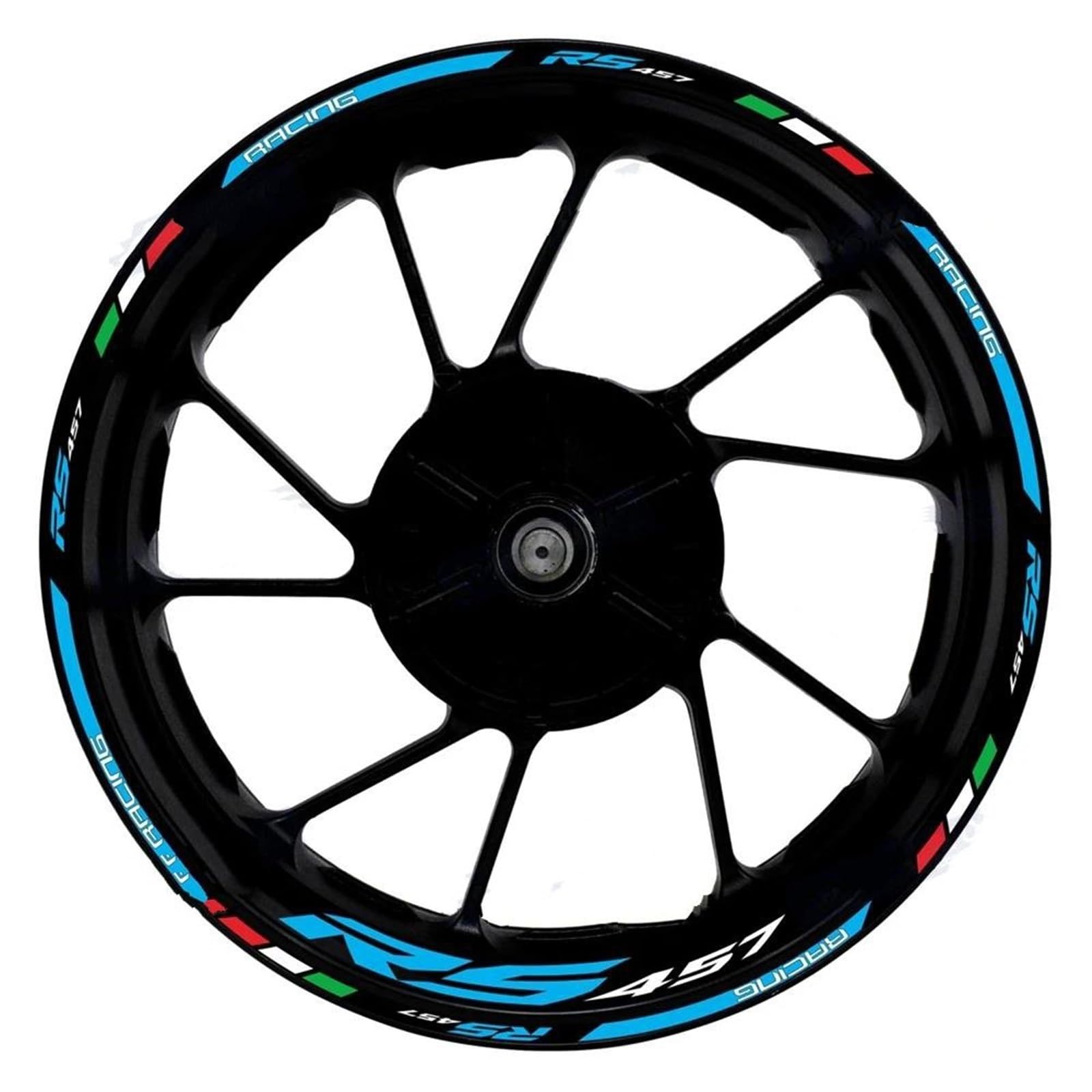 BAYDE Motorrad-Rad-Aufkleber, Wasserdicht, 43,2 Cm (17 Zoll) Felgenband Für RS457 RS 457 Motorrad(Color19)