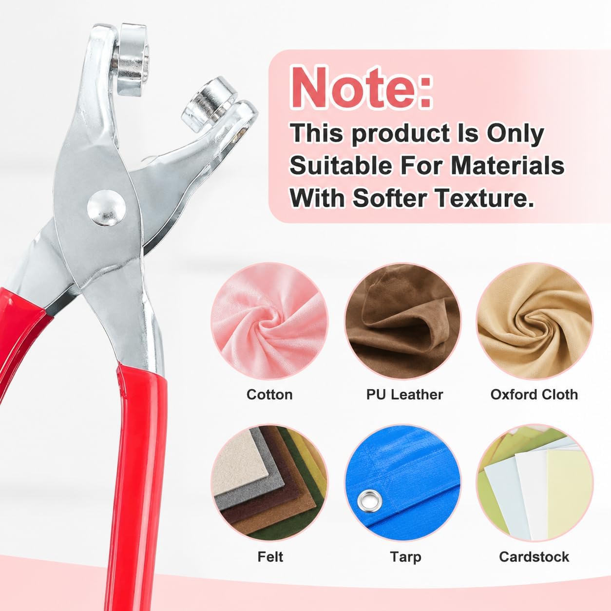 10L0L Stainless Steel Snap Button Kit with Pliers 3/8 Inch 100Pcs image 4