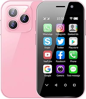 Mini Smartphone Unlocked 4G Mobile Phone 3.0 inches,Dual SIM,2600mAh Battery,2MP+5MP Camera,Face Unlock Student Pocket Cellphone