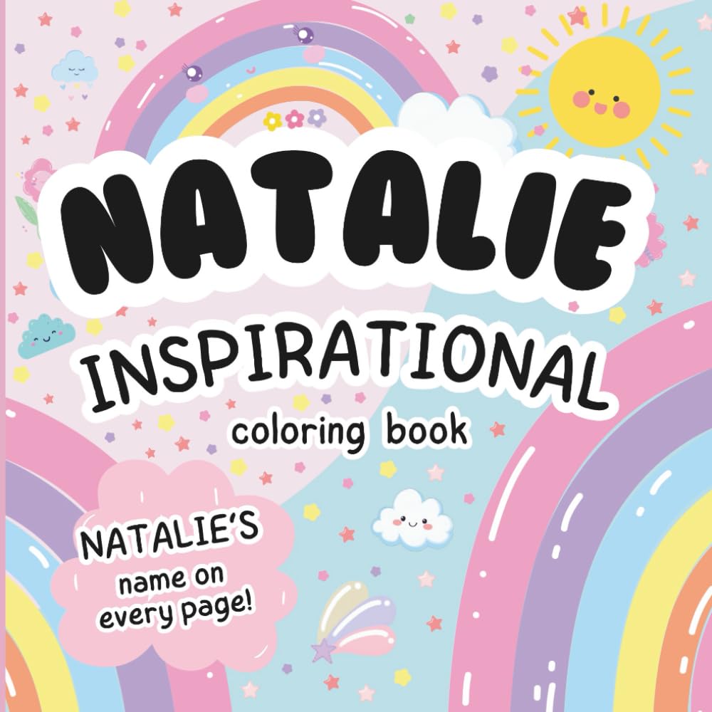 Natalie Inspirational Coloring Book: Personalized Just for Natalie – Natalie's Name Appears on Every Coloring Page