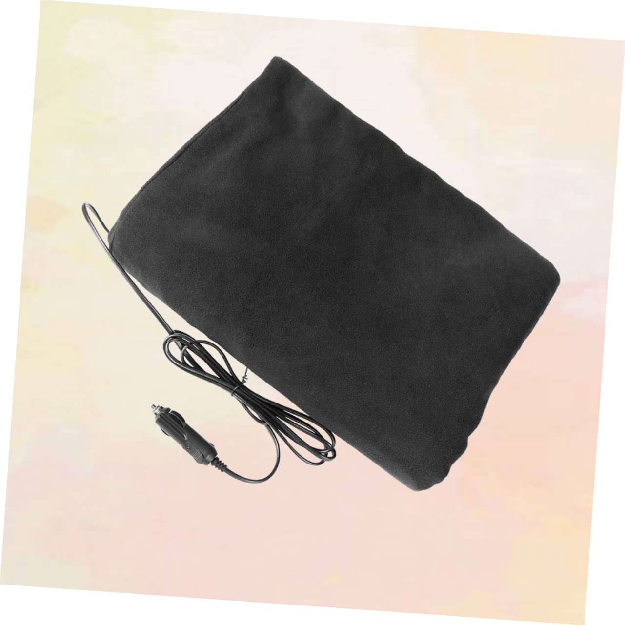 BUGUUYO Blanket 12v Electric Plug Electric Blanket Energy-Saving Warmth for Cold Weather Black