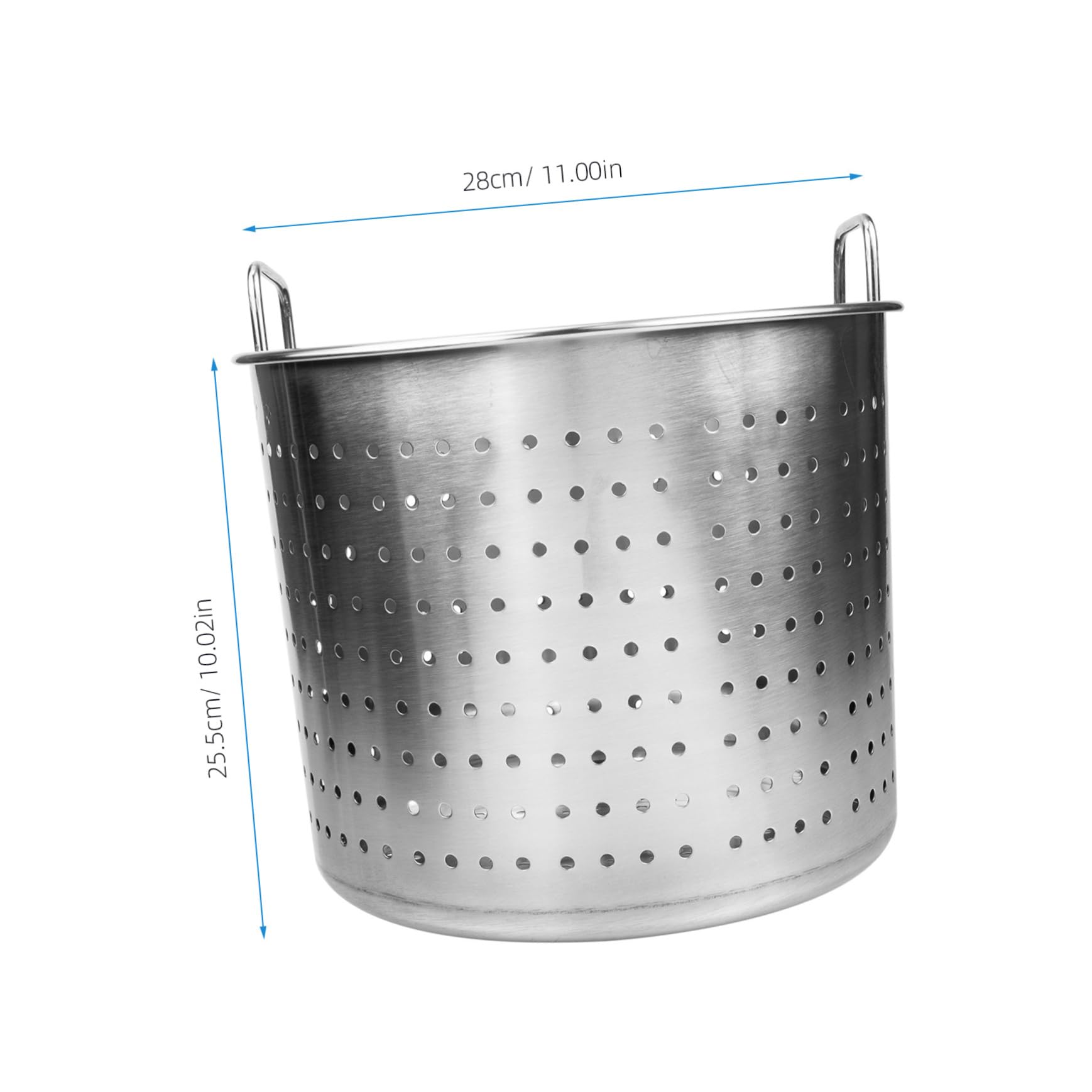 Olla Para Cangrejos De Río Grande De Acero Inoxidable Diseño Perforado Resistente, Cubo Metálico Seguro Para Estofado De Mariscos y Cocina Exteriores