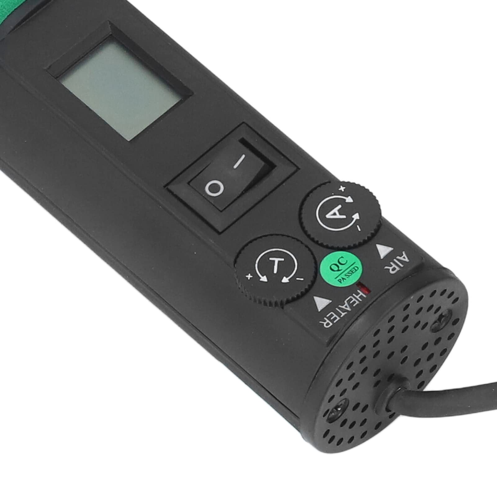 Do spawania tworzyw sztucznych, Pistolet na gorącą wiatrówkę - Przenośny zestaw lutownic z wtyczką amerykańską 110 V - Cyfrowy wyświetlacz LCD i silnik bezszczotkowy, Regulacja